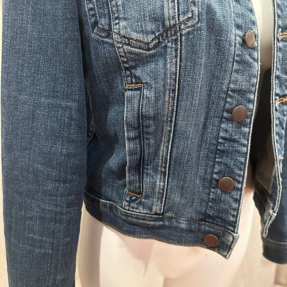 Eileen Fisher Organic Cotton Denim Jean Jacket Sz Small - Picture 4 of 9